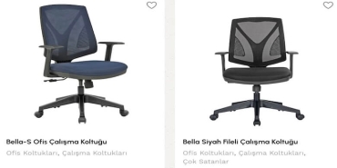 Çalışma Koltuğu ve Çalışma Sandalyesi